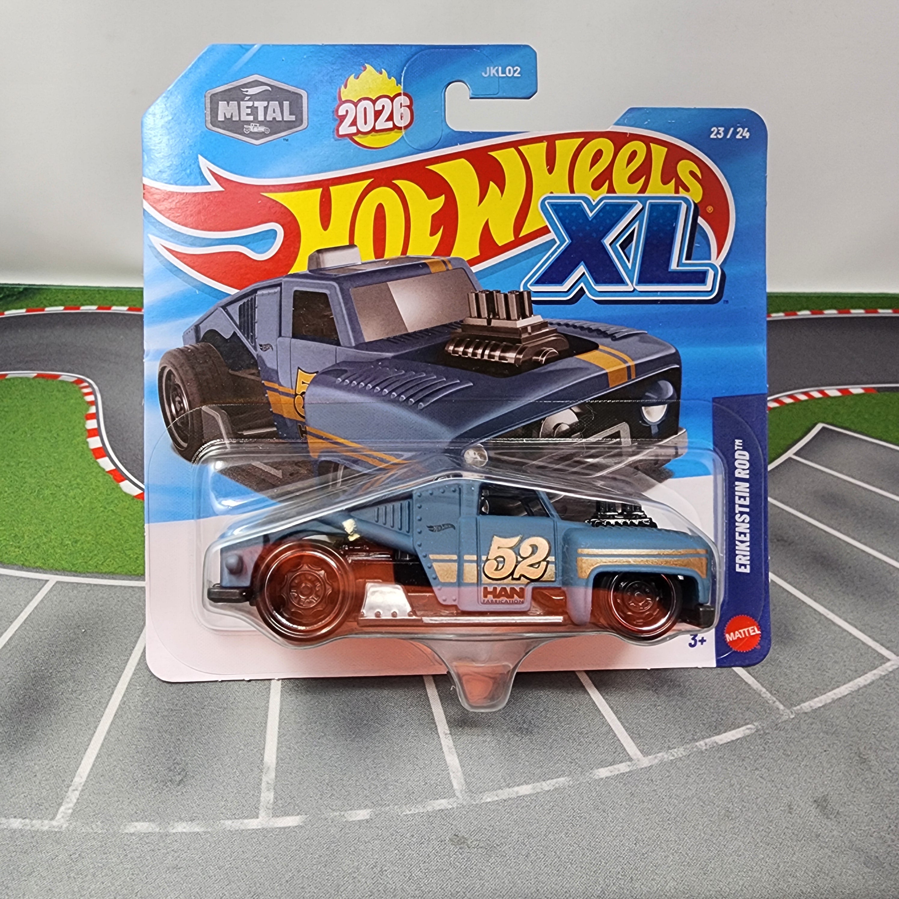 Erikenstein Rod 23/24 * 2026 Hot Wheels XL 1:43 Scale * New Case D