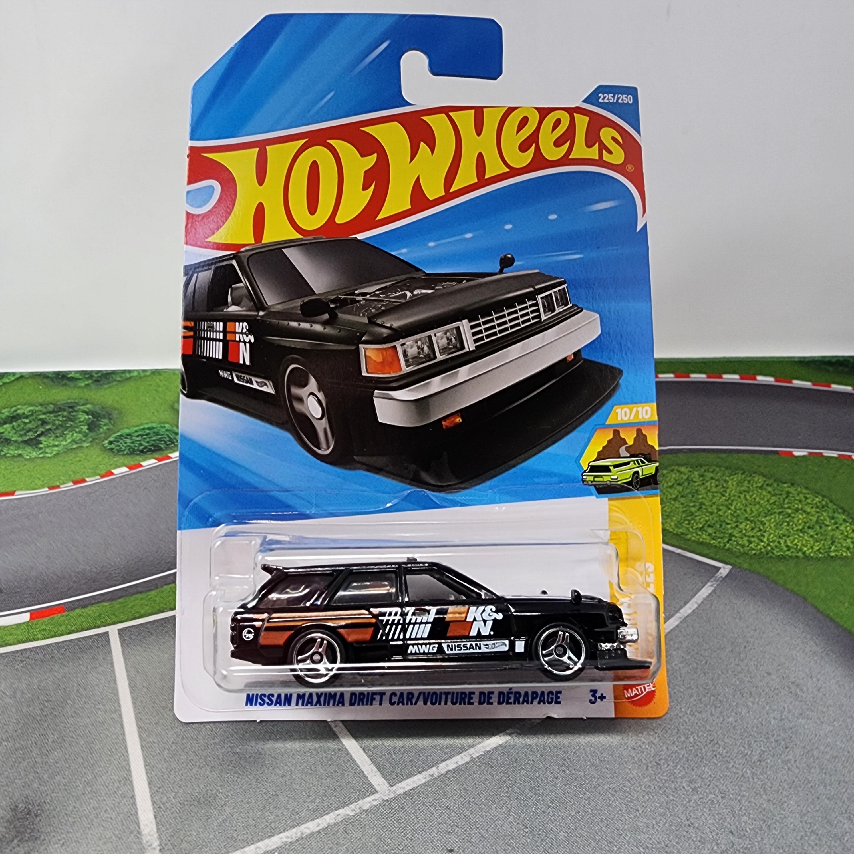 Nissan Maxima Drift Car #225 K&N * Black * 2026 Hot Wheels Case M
