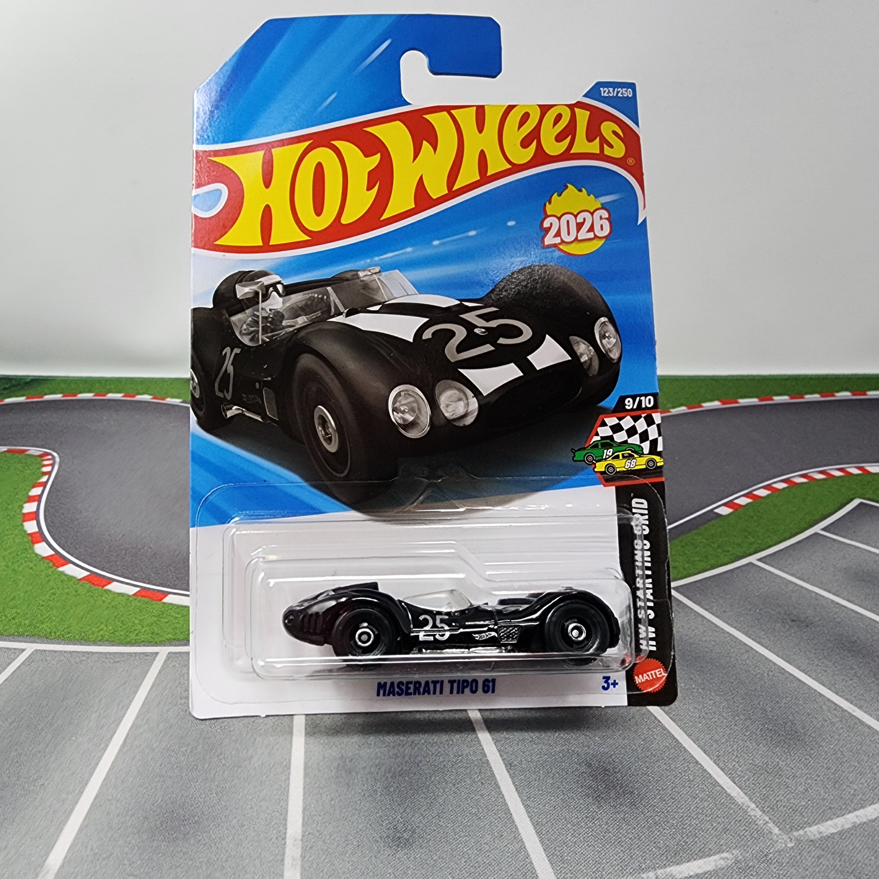 Maserati Tipo 61 #123 * Black * 2026 Hot Wheels NEW! Case M