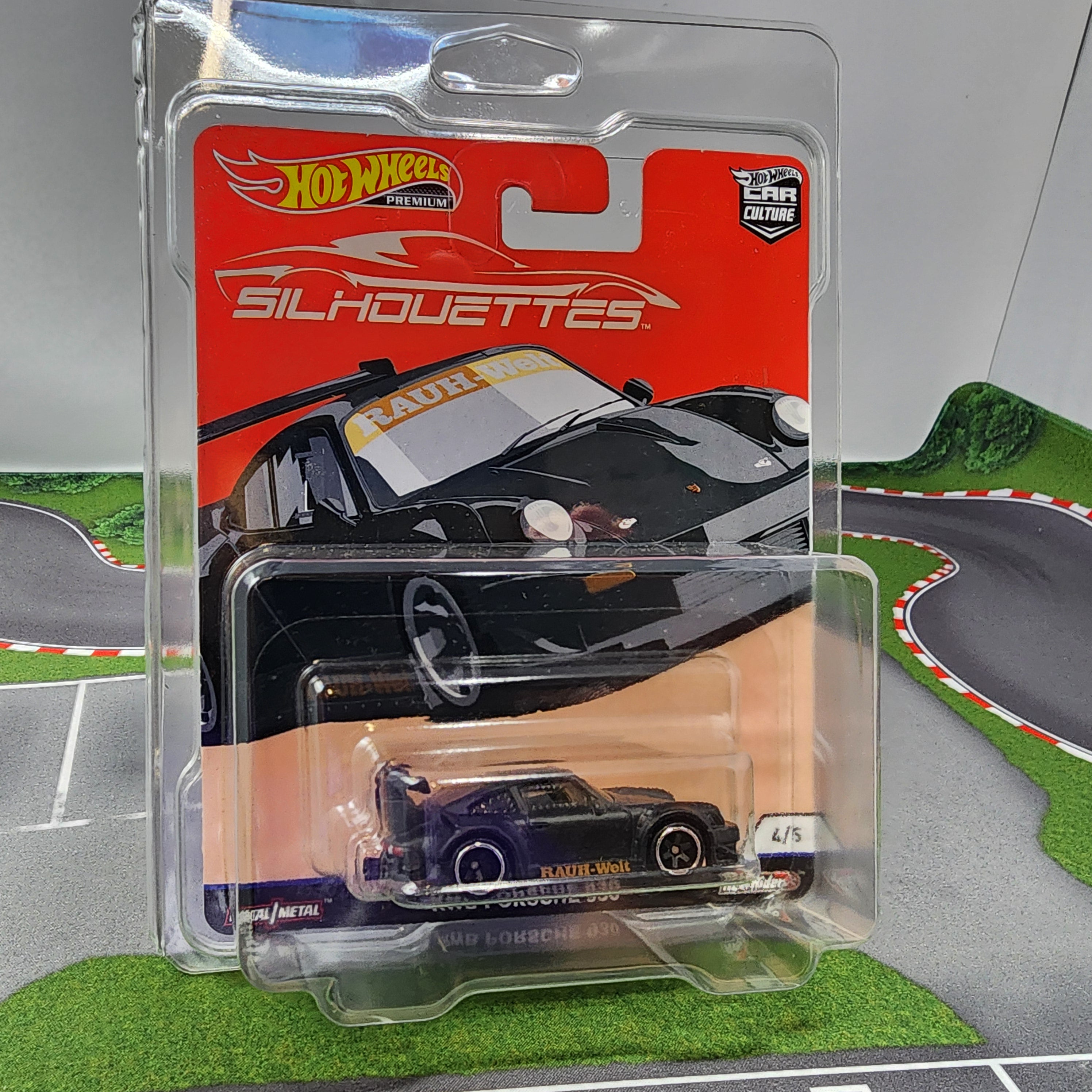 RWB Porsche 930 * BLACK * Hot Wheels Car Culture Silhouettes * BAD