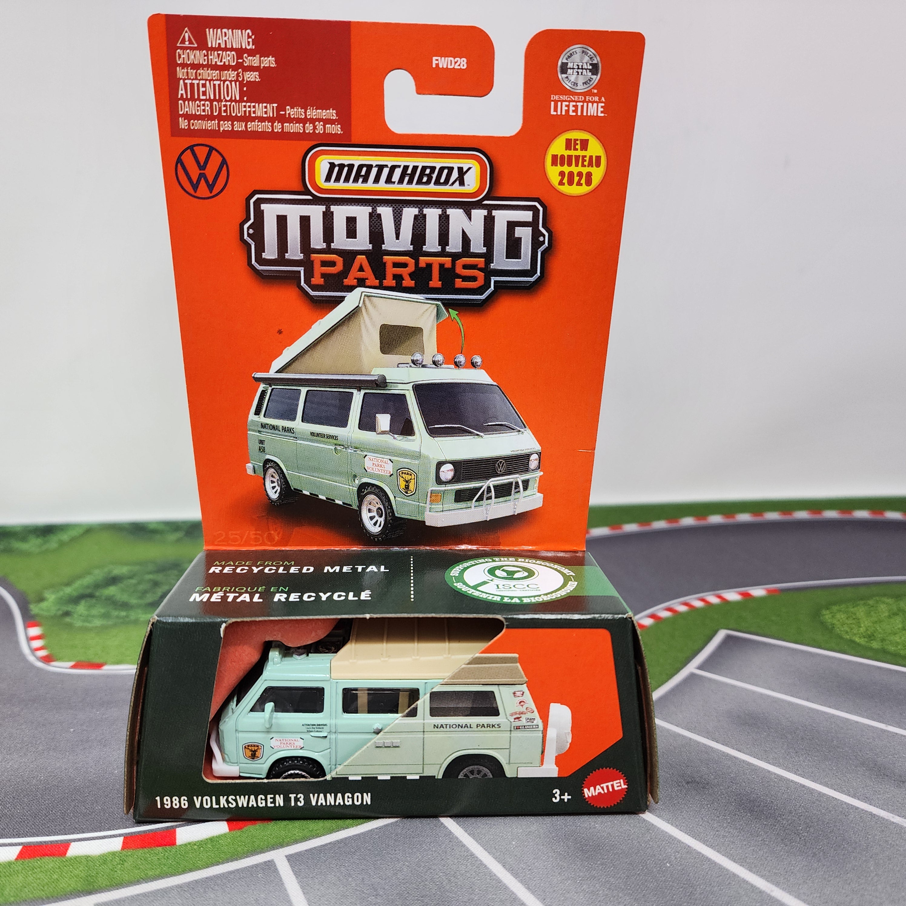 1986 Volkswagen T3 Vanagon * National Parks * 2026 Matchbox Moving