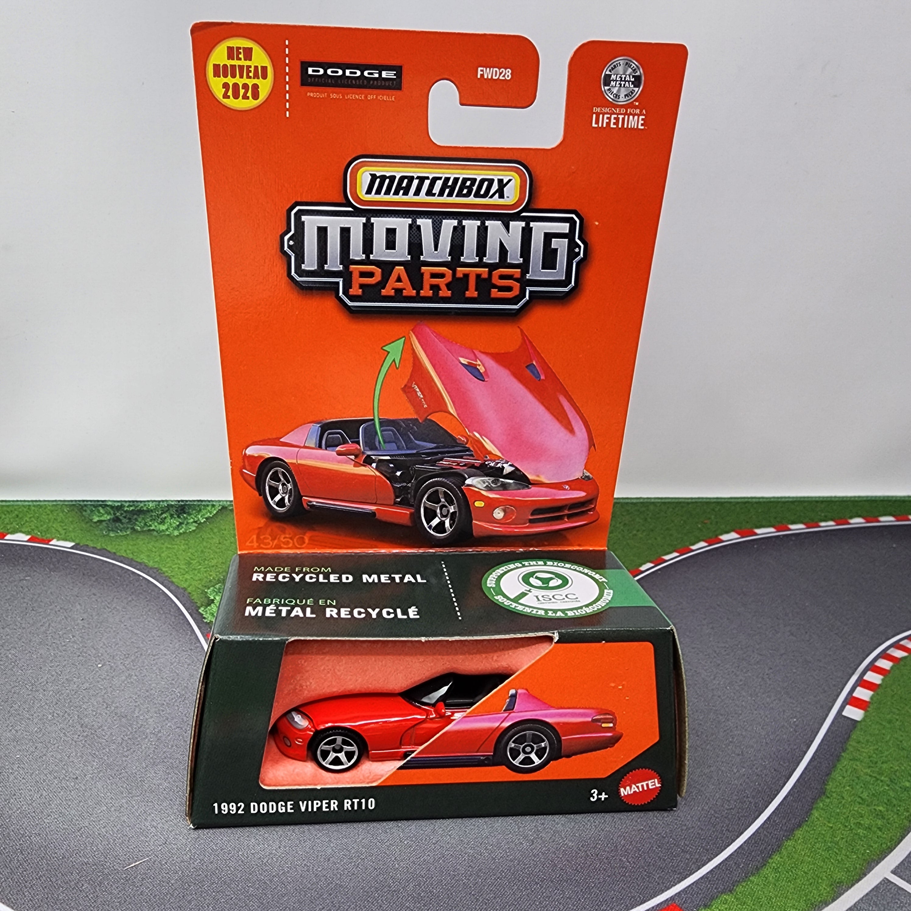 1992 Dodge Viper RT10 * 2026 Matchbox Moving Parts