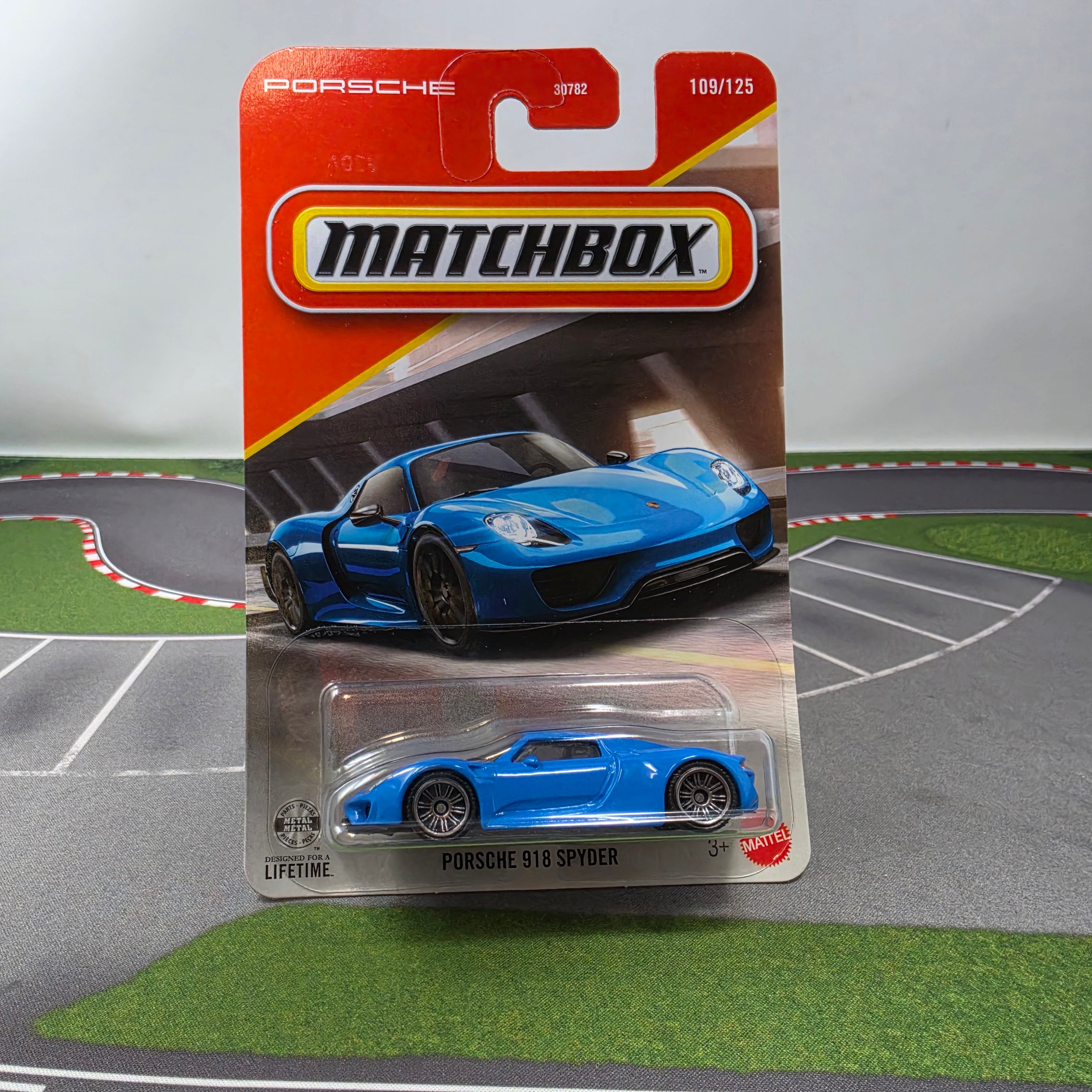 Porsche 918 Spyder #109 * Blue * 2026 Matchbox THE MOVIE Basic