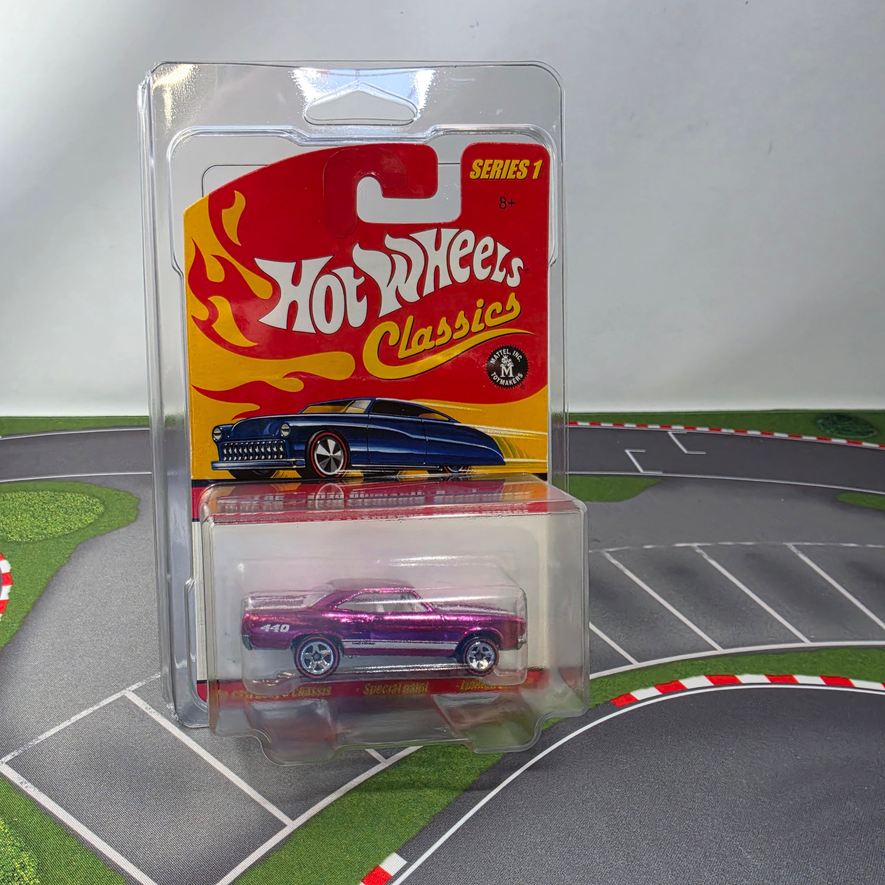 1970 Plymouth Roadrunner 9/25 * PINK * Hot Wheels Classics Series
