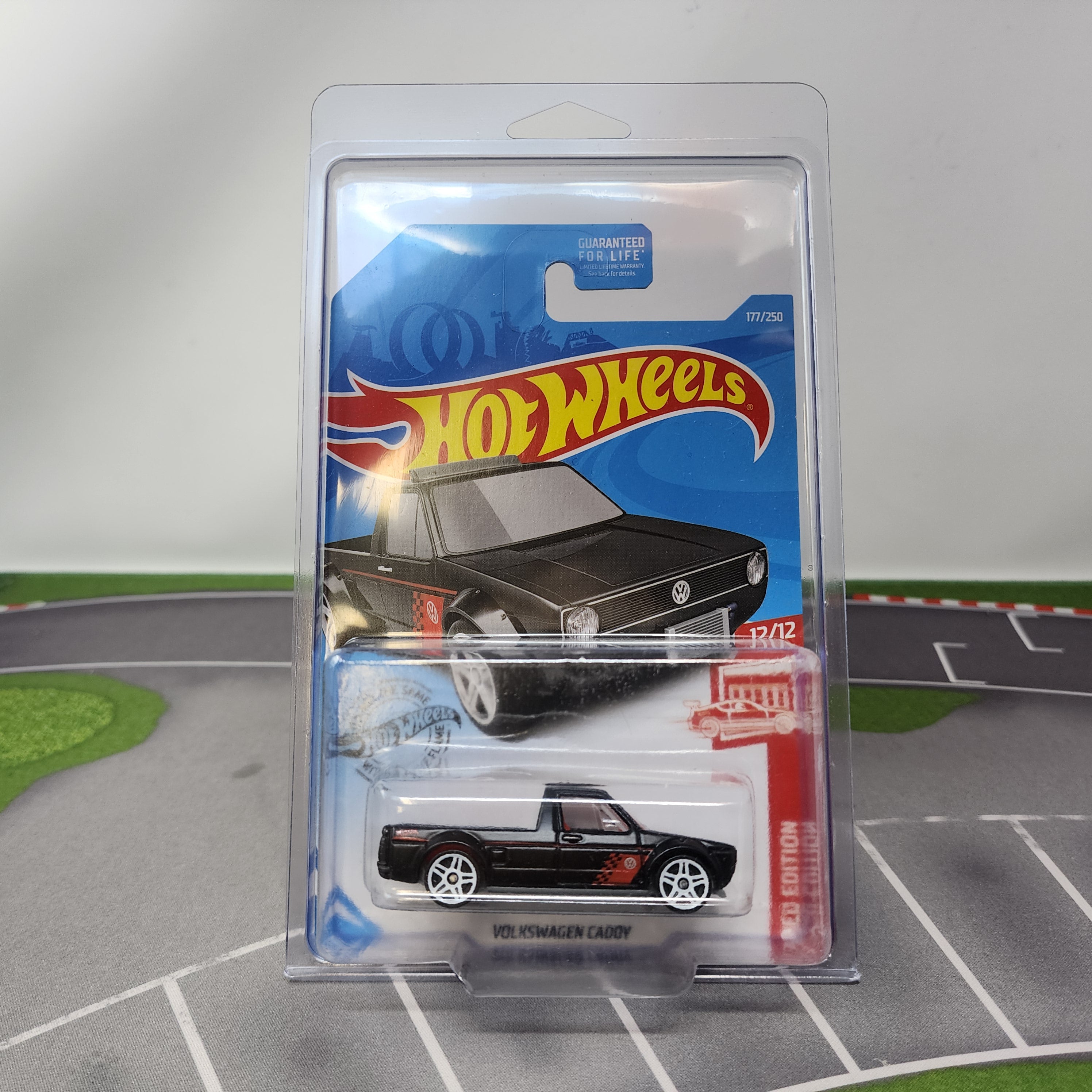 Volkswagen Caddy #177 * BLACK * Hot Wheels 2019 Red Edition Target
