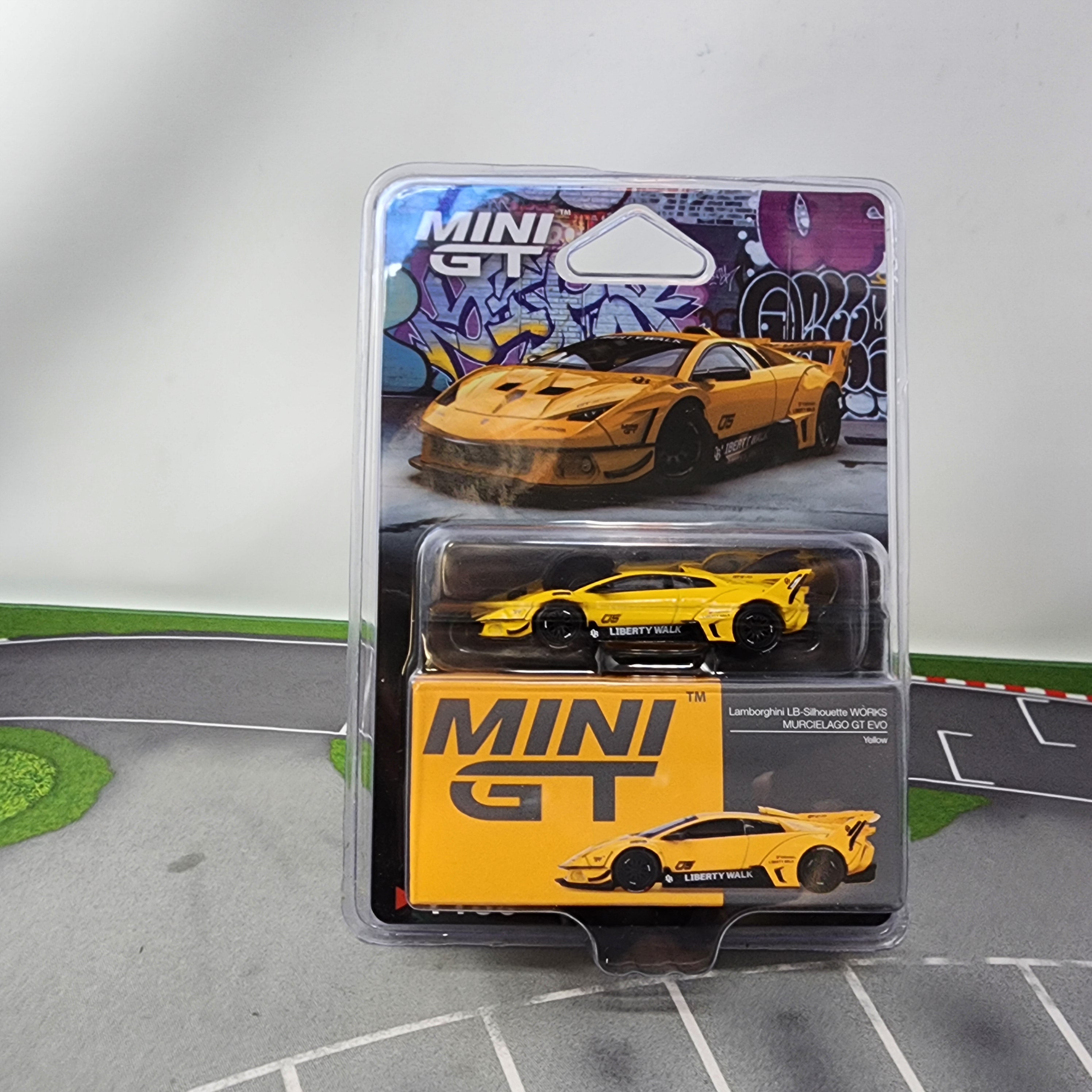 Lamborghini LB Silhouette Works Murcielago GT EVO * Yellow * Mini