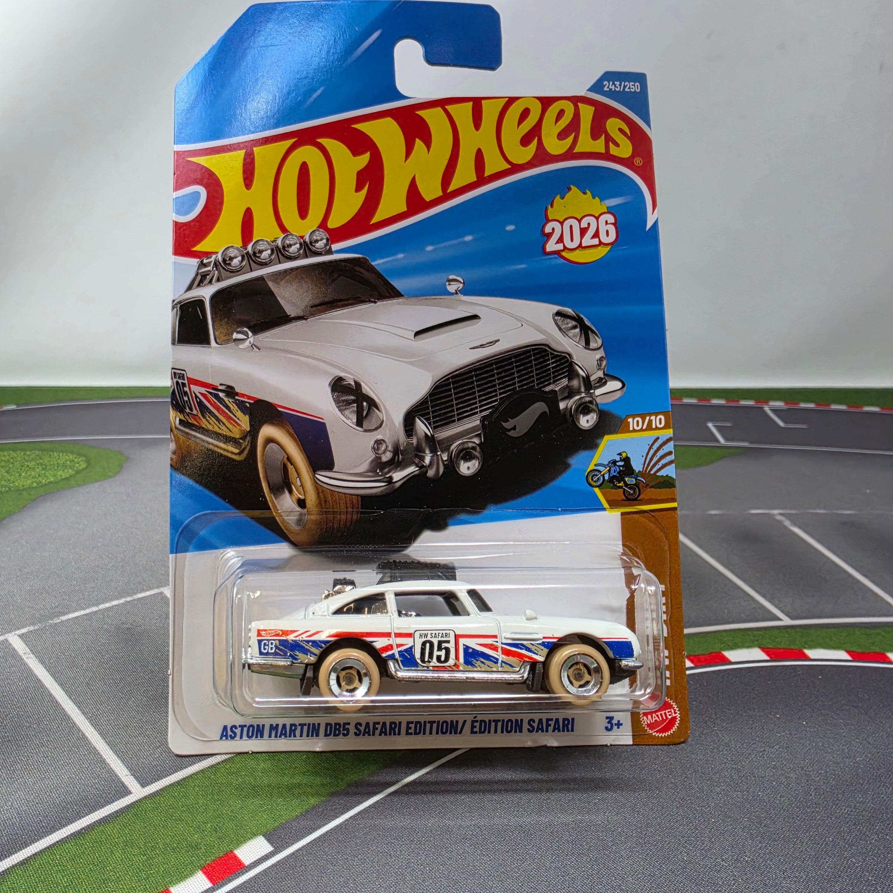 Aston Martin DB5 Safari Edition #243 * WHITE * 2026 Hot Wheels NEW
