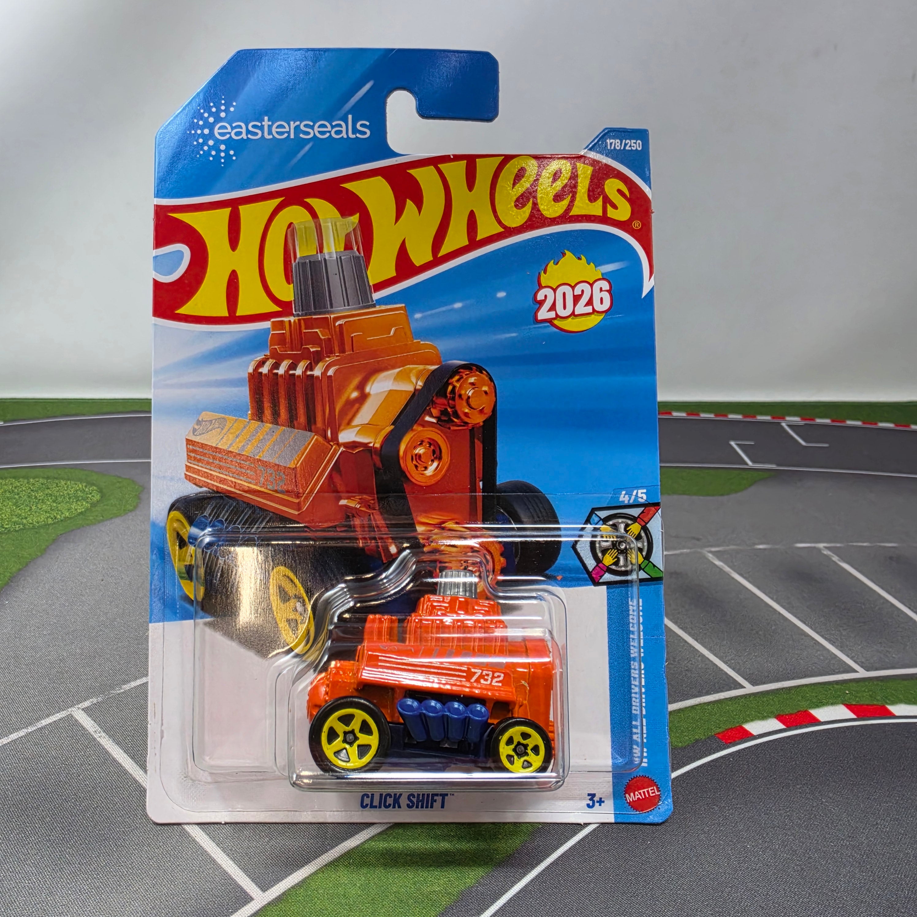 Click Shift #178 * Orange * 2026 Hot Wheels NEW! Case Q