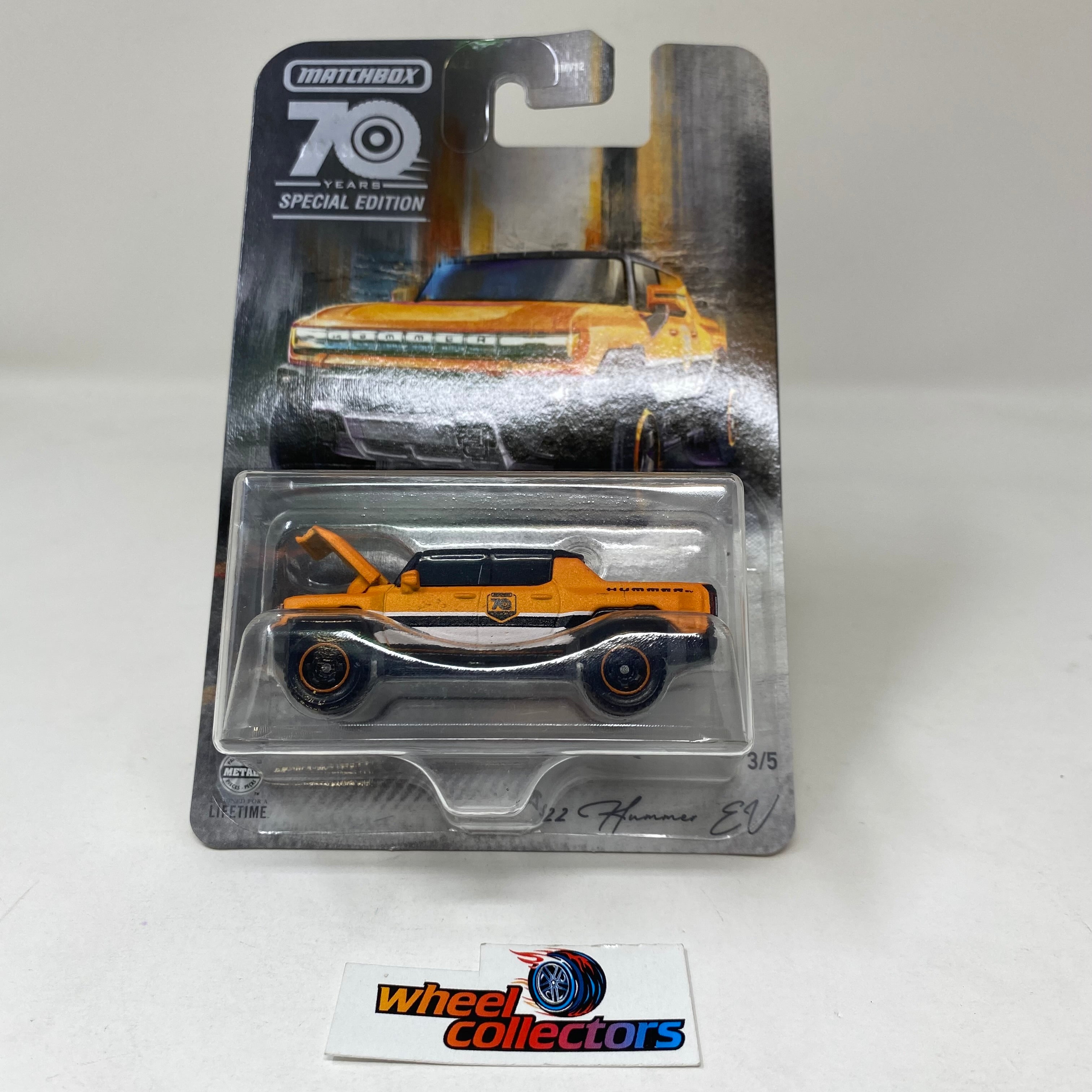 2022 Hummer EV #3/5 * ORANGE * 2023 Matchbox Moving Parts 70th