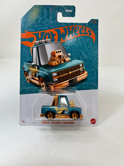 Toon'D '83 Chevy Silverado #1 * 2024 Hot Wheels Pearl & Chrome 56th Anniversary