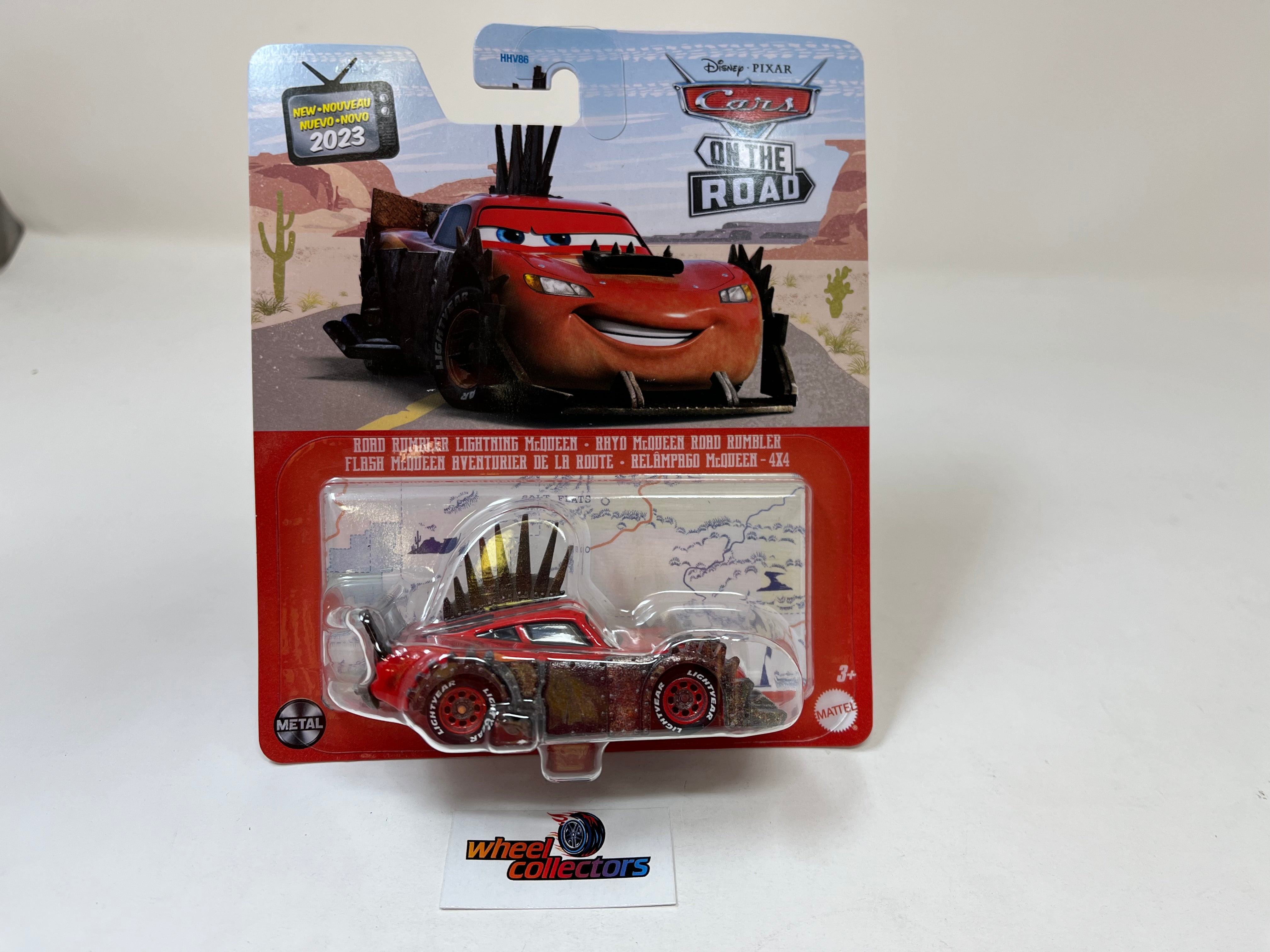 Road Rumbler McQueen Disney Pixar CARS Movie On THE ROAD Case J