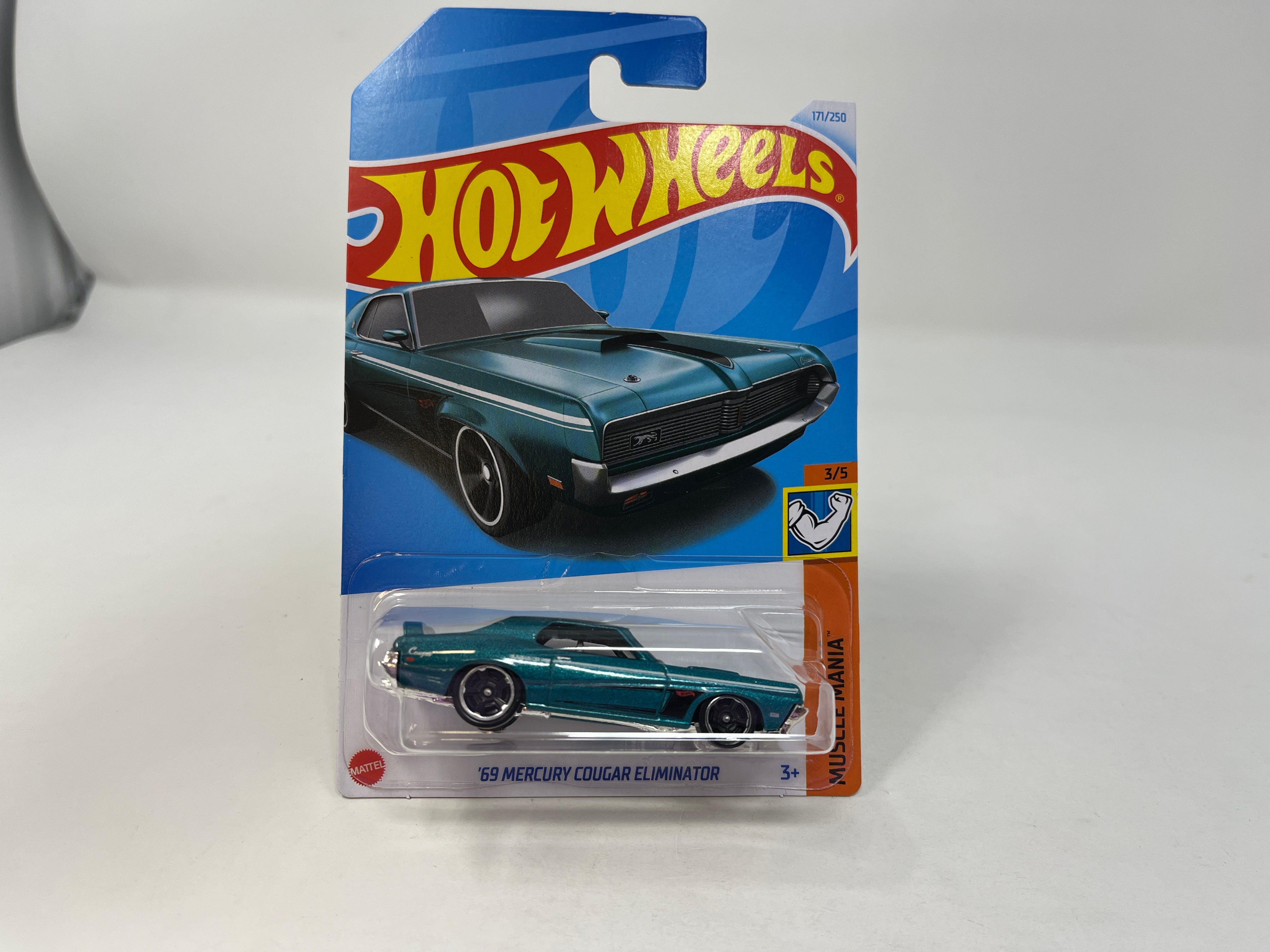 69 Mercury Cougar Eliminator #171 * Teal * 2024 Hot Wheels Case K