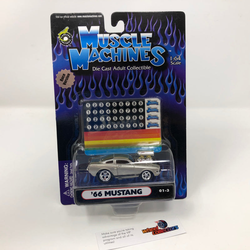 1966 Ford Mustang * Muscle Machines 1:64 Die Cast