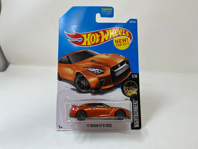 '17 Nissan GT-R (R35) #282 * Orange * 2017 Hot Wheels USA Card