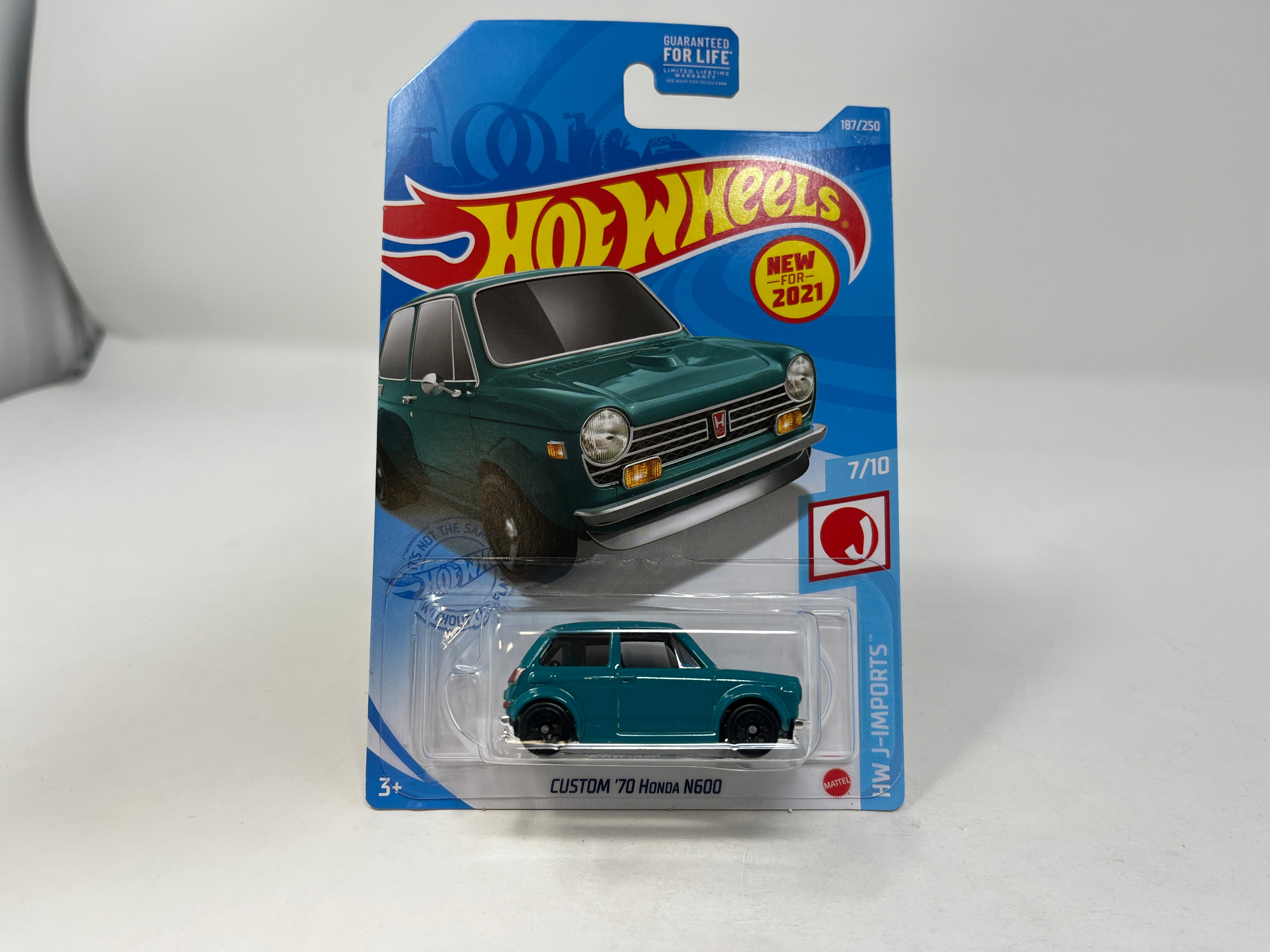 Custom '70 Honda N600 #187 * Aqua * 2021 Hot Wheels