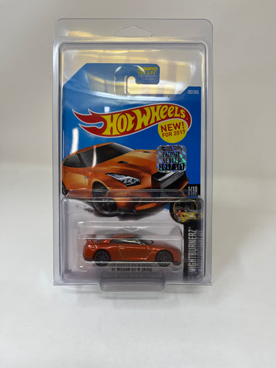 '17 Nissan GT-R R35 #282 * Orange * 2017 Hot Wheels w/ Factory Set Holo