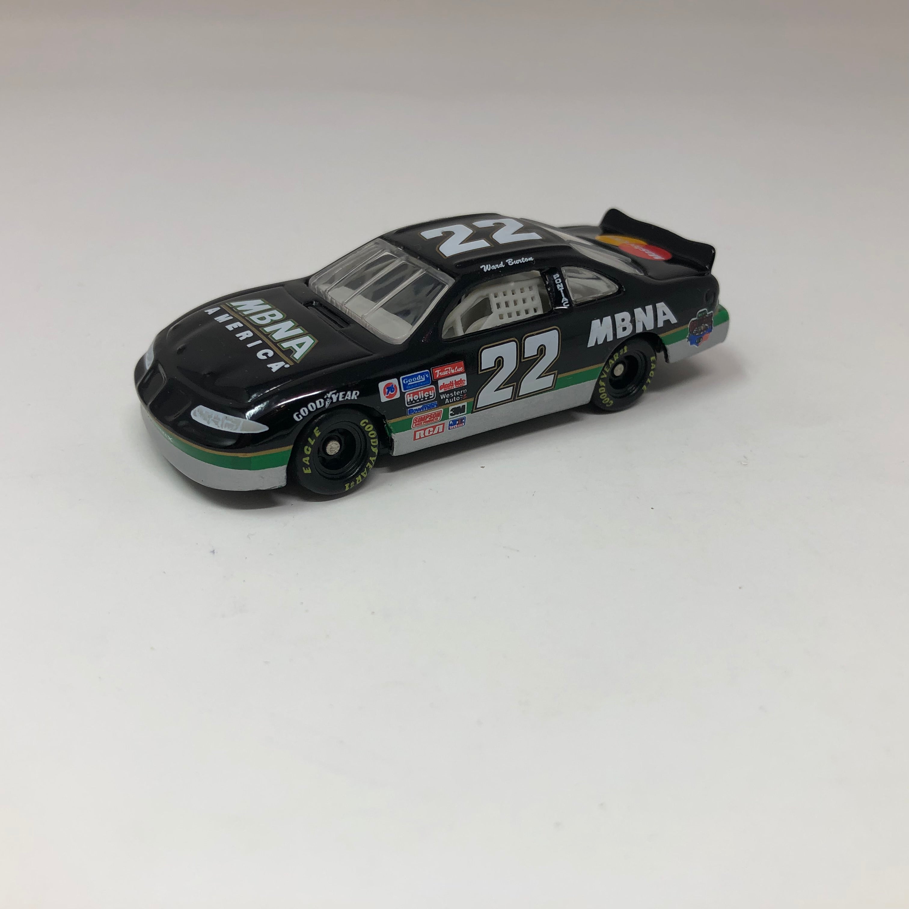 Ward Burton 22 MBNA Nascar 1 64 scale Loose Diecast Model