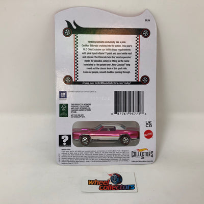 Custom Eldorado Pink Party Car * Hot Wheels RLC Red Line Club