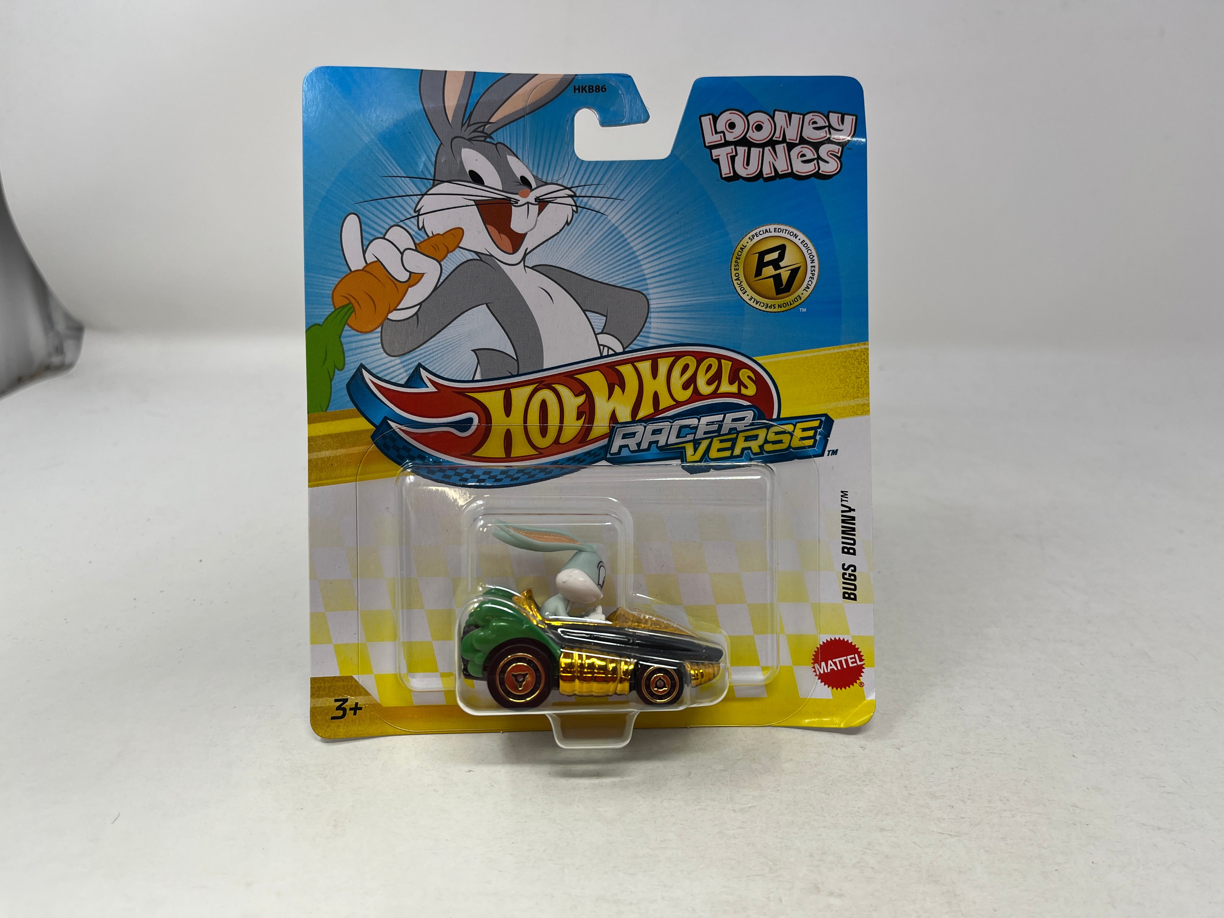 CHASE Bugs Bunny Looney Tunes 2025 Hot Wheels Racer Verse Case