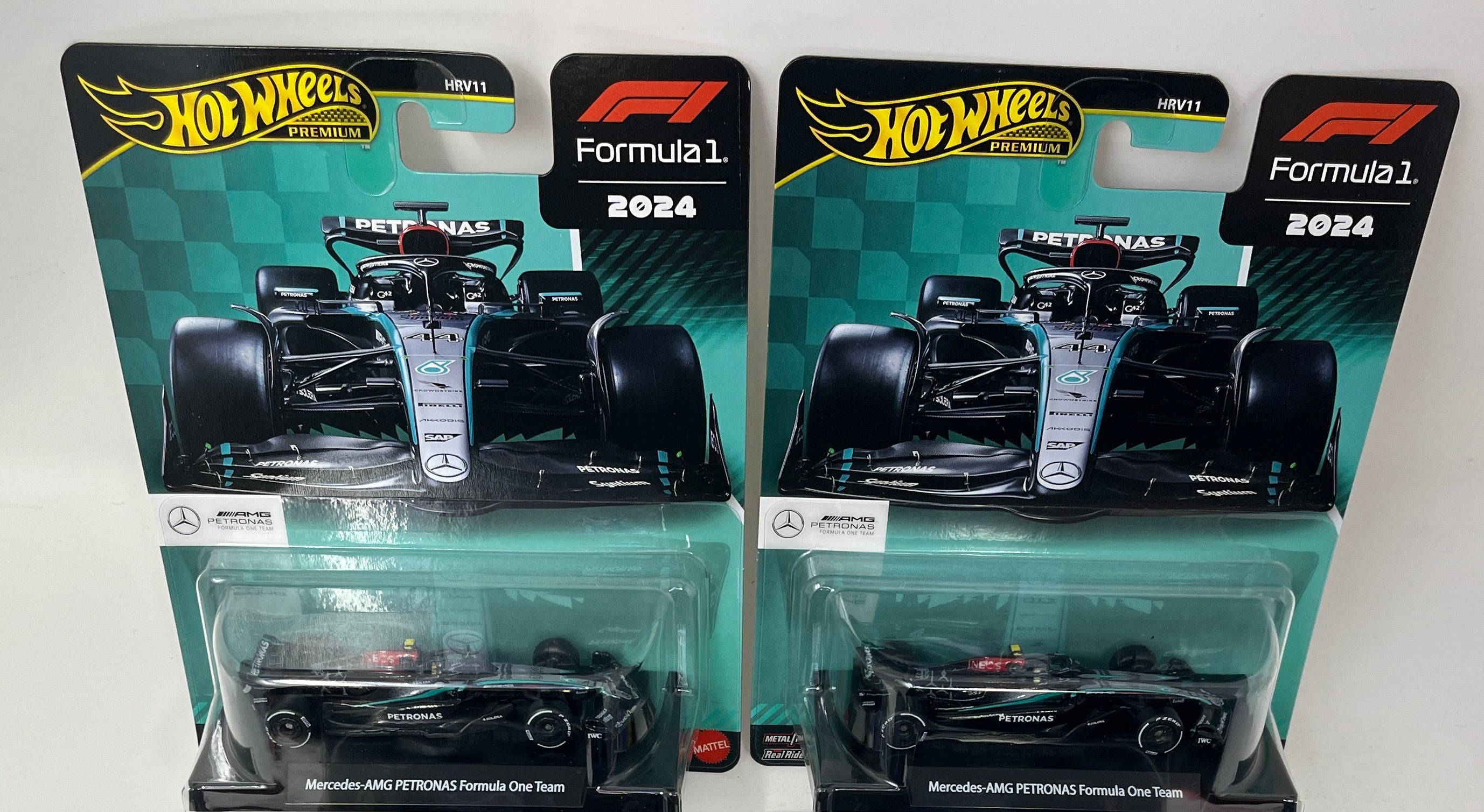 ホットウィール F1 メルセデス-AMG ペトロナス #44 #63 セット