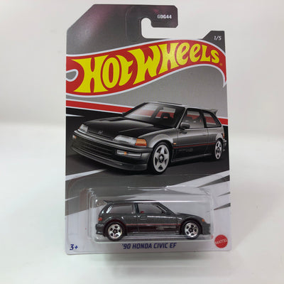 '90 Honda Civic EF * Grey * Hot Wheels Honda Series