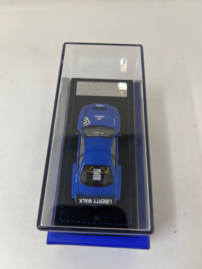 LBWK Nissan E-R34 Super Silhouette Skyline GTR * Blue * INNO64