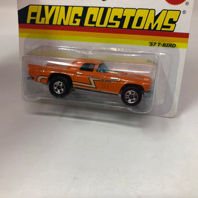 '57 T-Bird * Orange * Hot Wheels Flying Customs