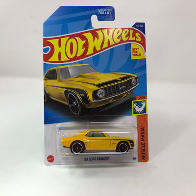 '69 Chevy Camaro #193 * Yellow * 2022 Hot Wheels