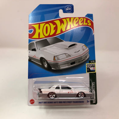 1988 Pro Street Thunderbird #56 * White * 2023 Hot Wheels Basic