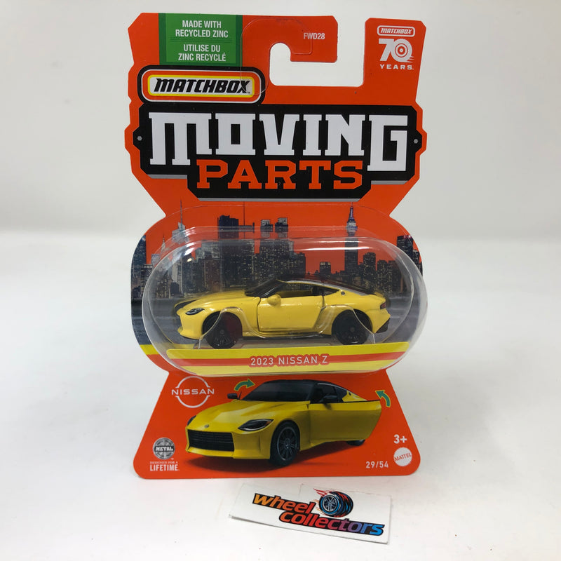 Nissan Z * YELLOW * 2023 Matchbox Moving Parts Case G