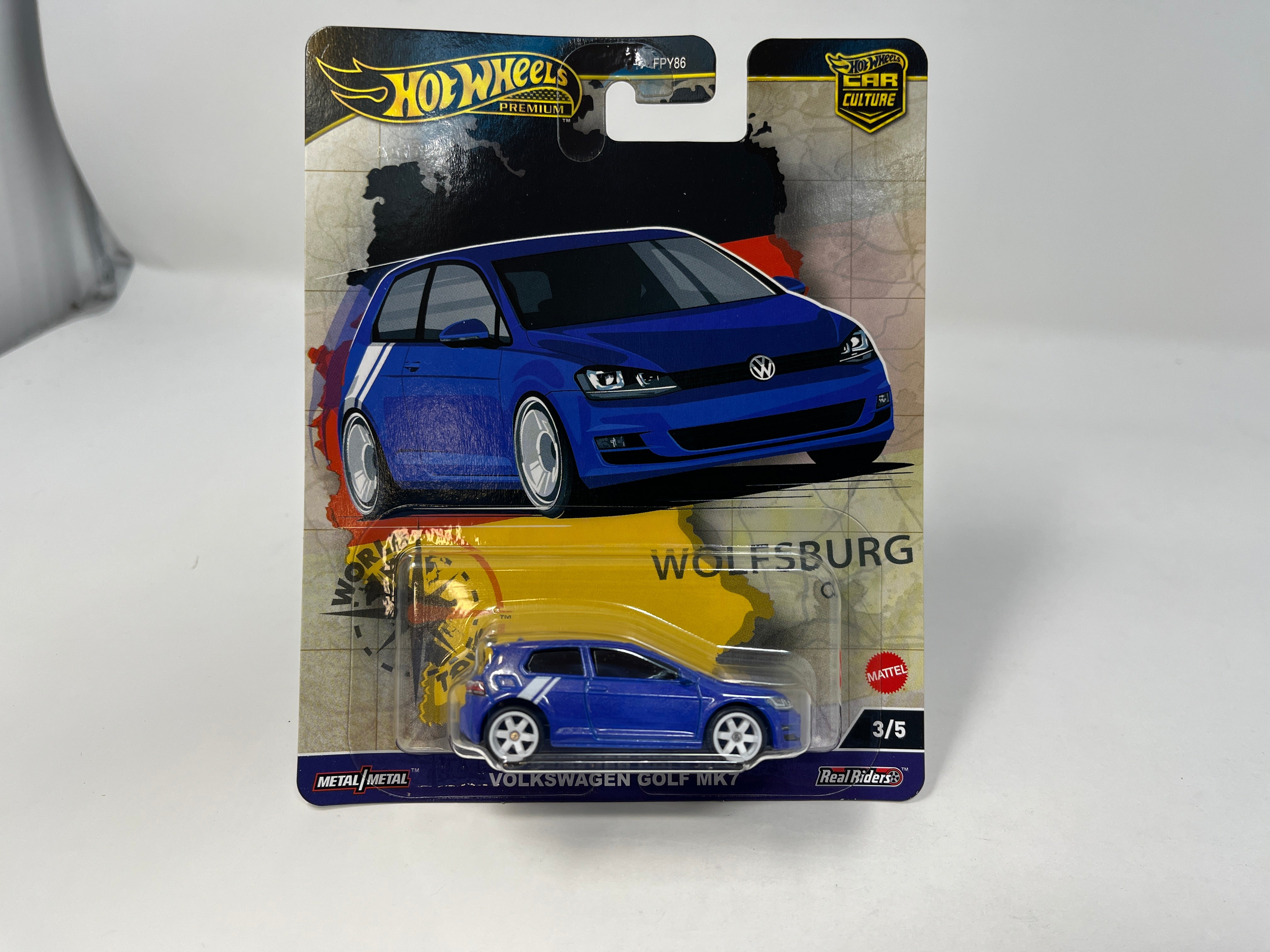 Volkswagen Golf MK7 BLUE 2024 Hot Wheels WORLD TOUR Car Culture Ca Wheelcollectors LLC