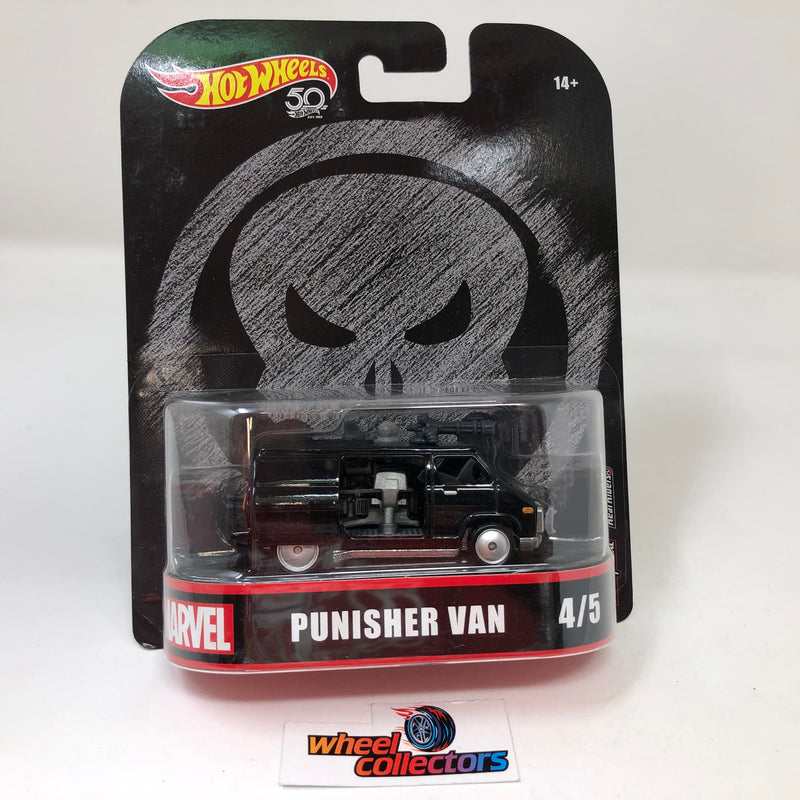 Punisher Van 4/5 Marvel * Hot Wheels Retro Entertainment