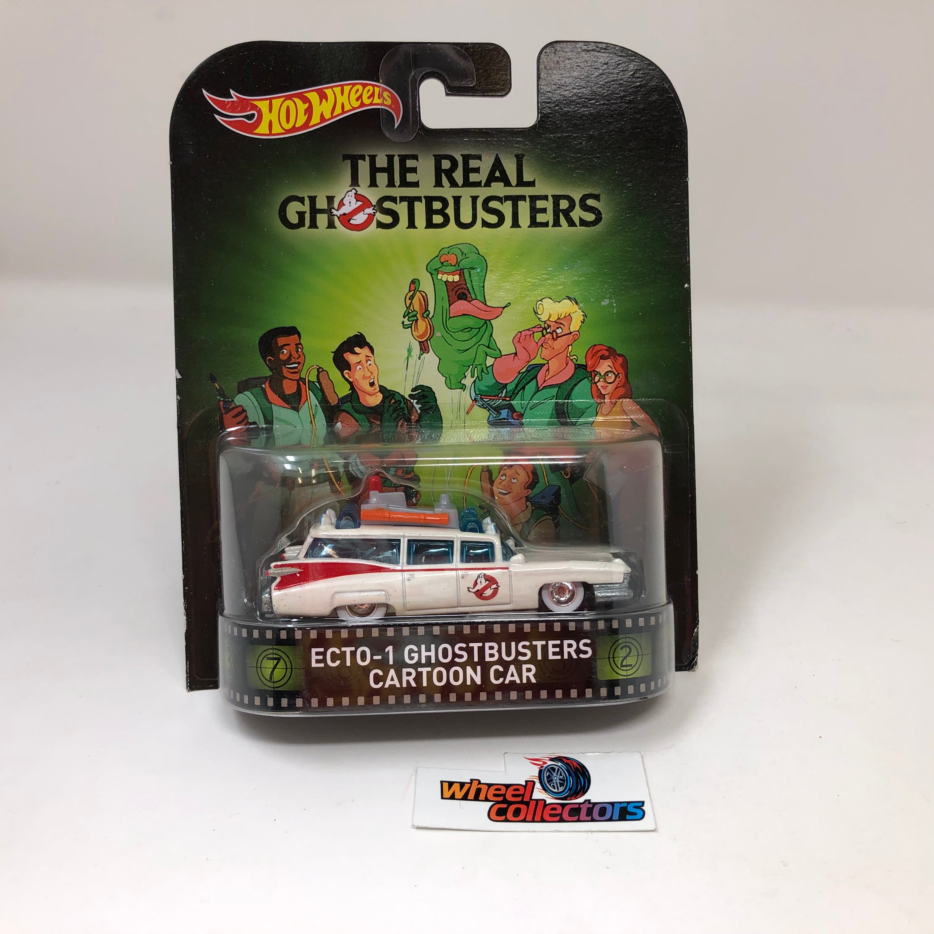 Ecto 1 Ghostbusters Cartoon Car Hot Wheels Retro Entertainment