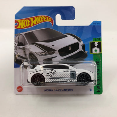 Jaguar I-Pace eTrophy #158 * White * 2023 Hot Wheels Case P