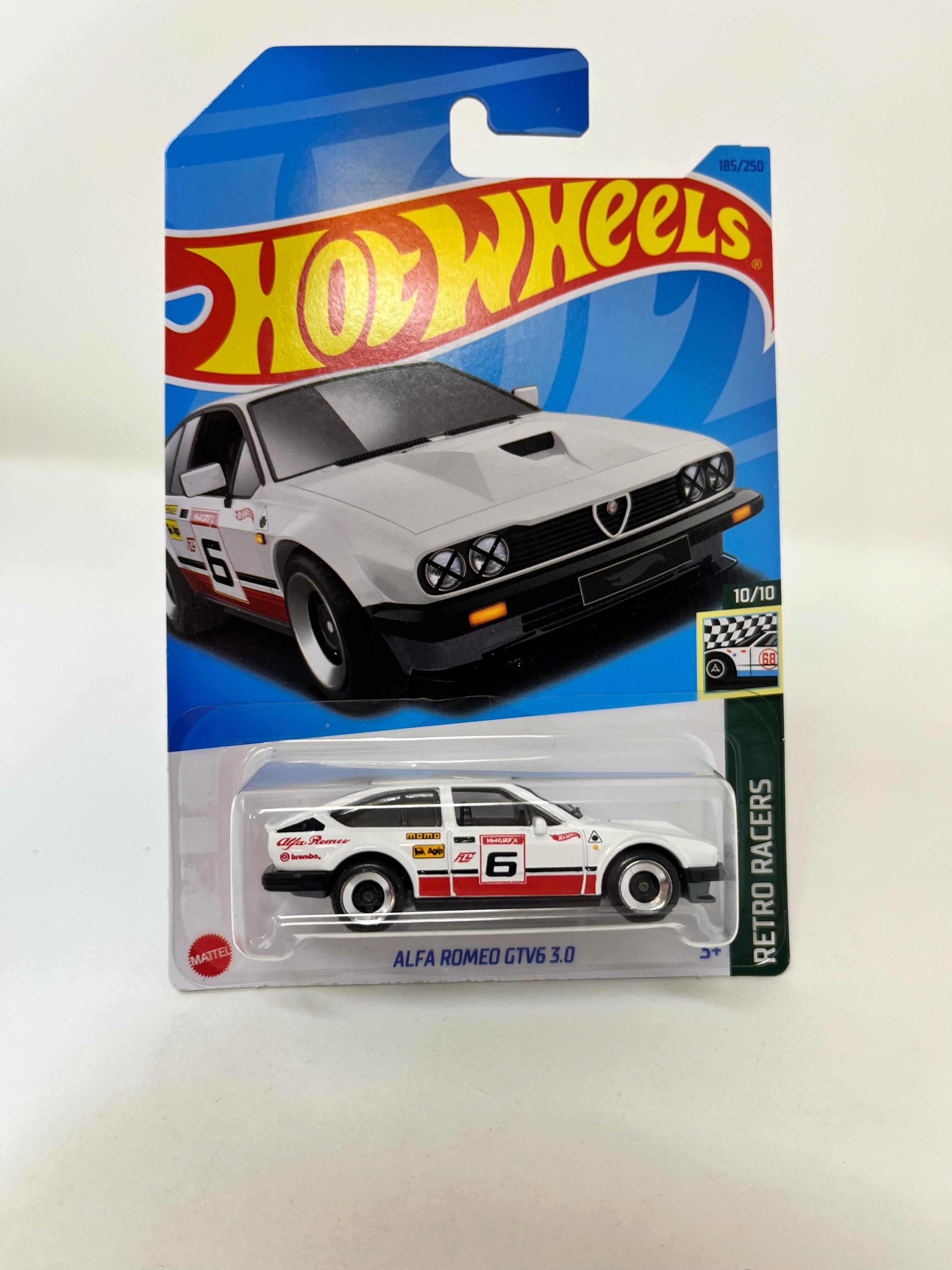 Alfa Romeo GTV6 3.0 #185 * White * 2024 Hot Wheels Basic Case A