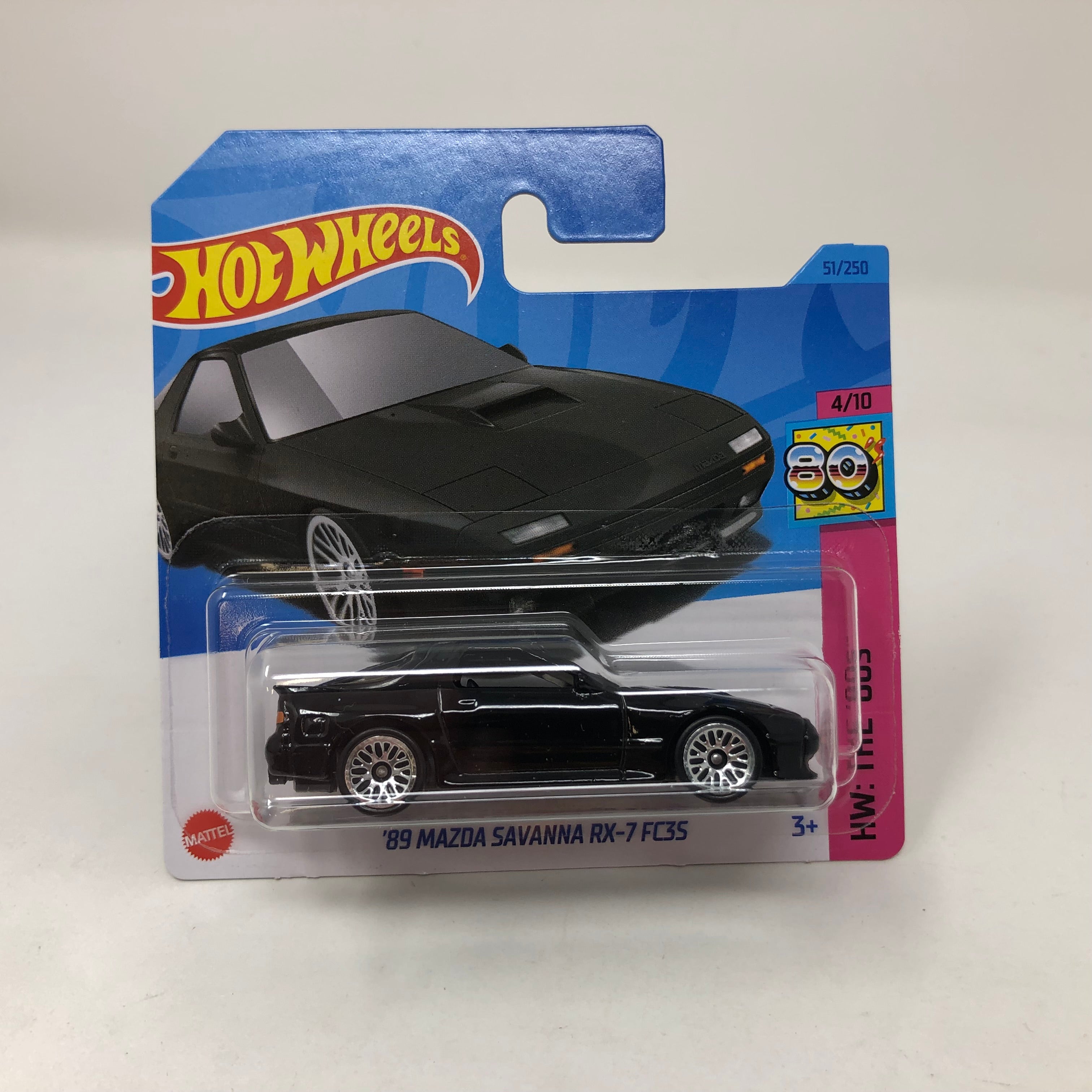 89 Mazda Savanna RX-7 FC3C #51 * Black * 2023 Hot Wheels