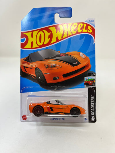 Corvette C6 #40 * Orange * 2024 Hot Wheels Basic Case C
