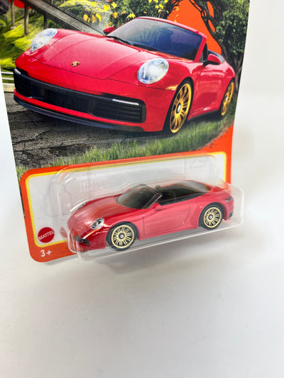 Porsche 911 Carrera Cabriolet #79 * RED * 2024 Matchbox Case B