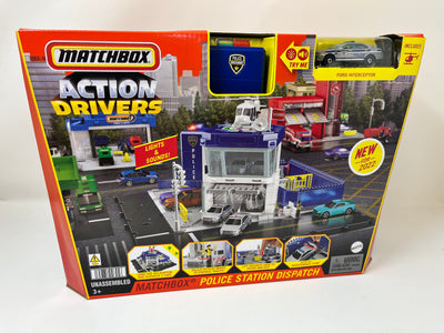 Police Station Dispatch * 2022 Matchbox Action Drivers Playset * Lights & Sound!!