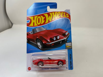 '72 Stingray Convertible #47 * RED * 2024 Hot Wheels Case H