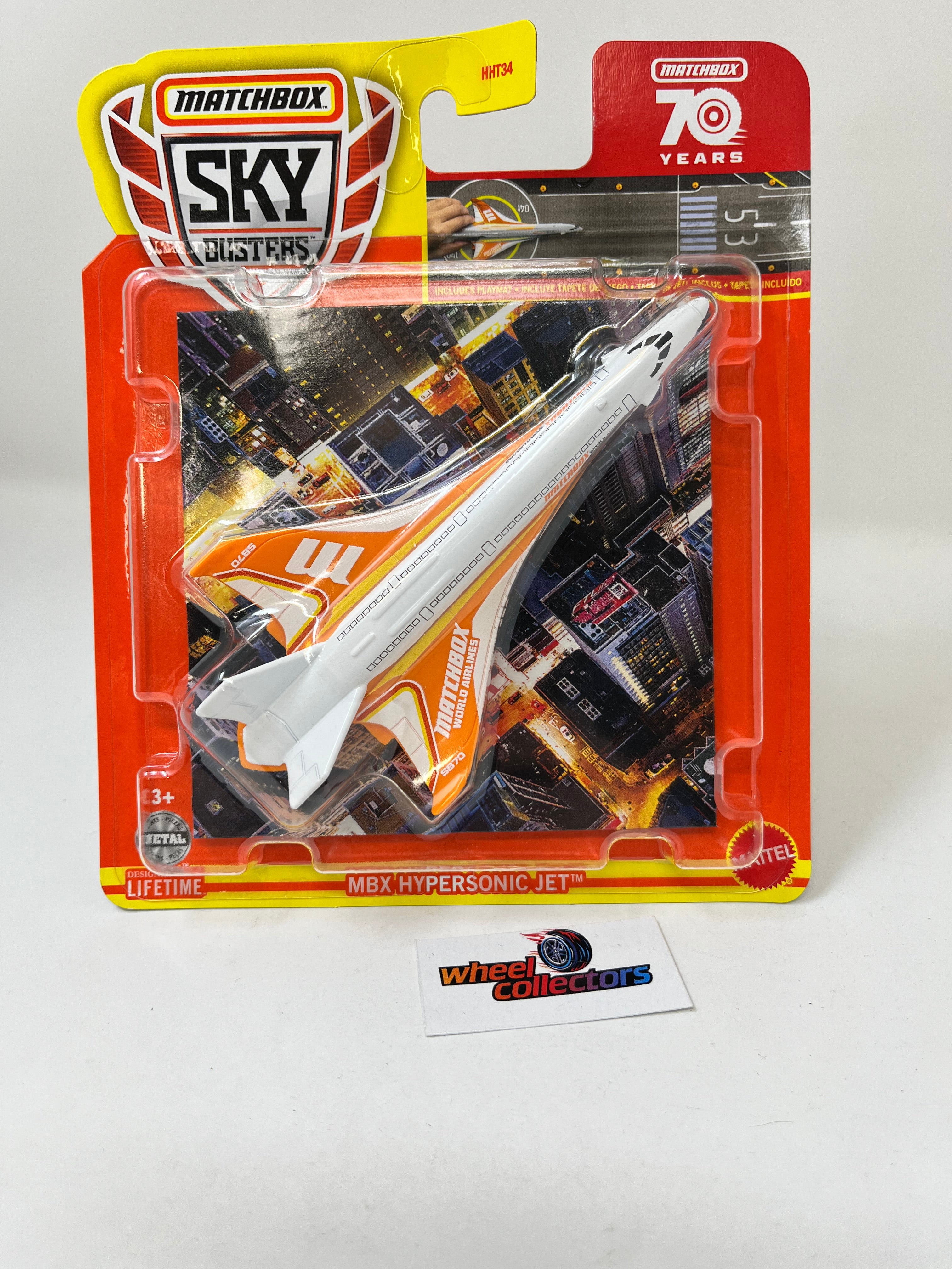 Hypersonic Jet w/ Playmat * 2023 Matchbox Sky Busters NEW! Case H Hypersonic Jet w/ Playmat * 2023 Matchbox Sky Busters NEW! Case H