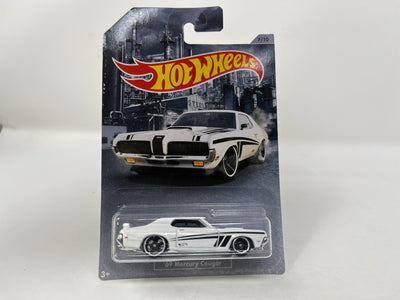 '69 Mercury Cougar #7 * White * Hot Wheels American Steel Walmart Series