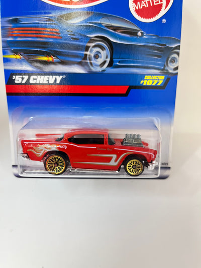 '57 Chevy #1007 * RED * Hot Wheels 1998