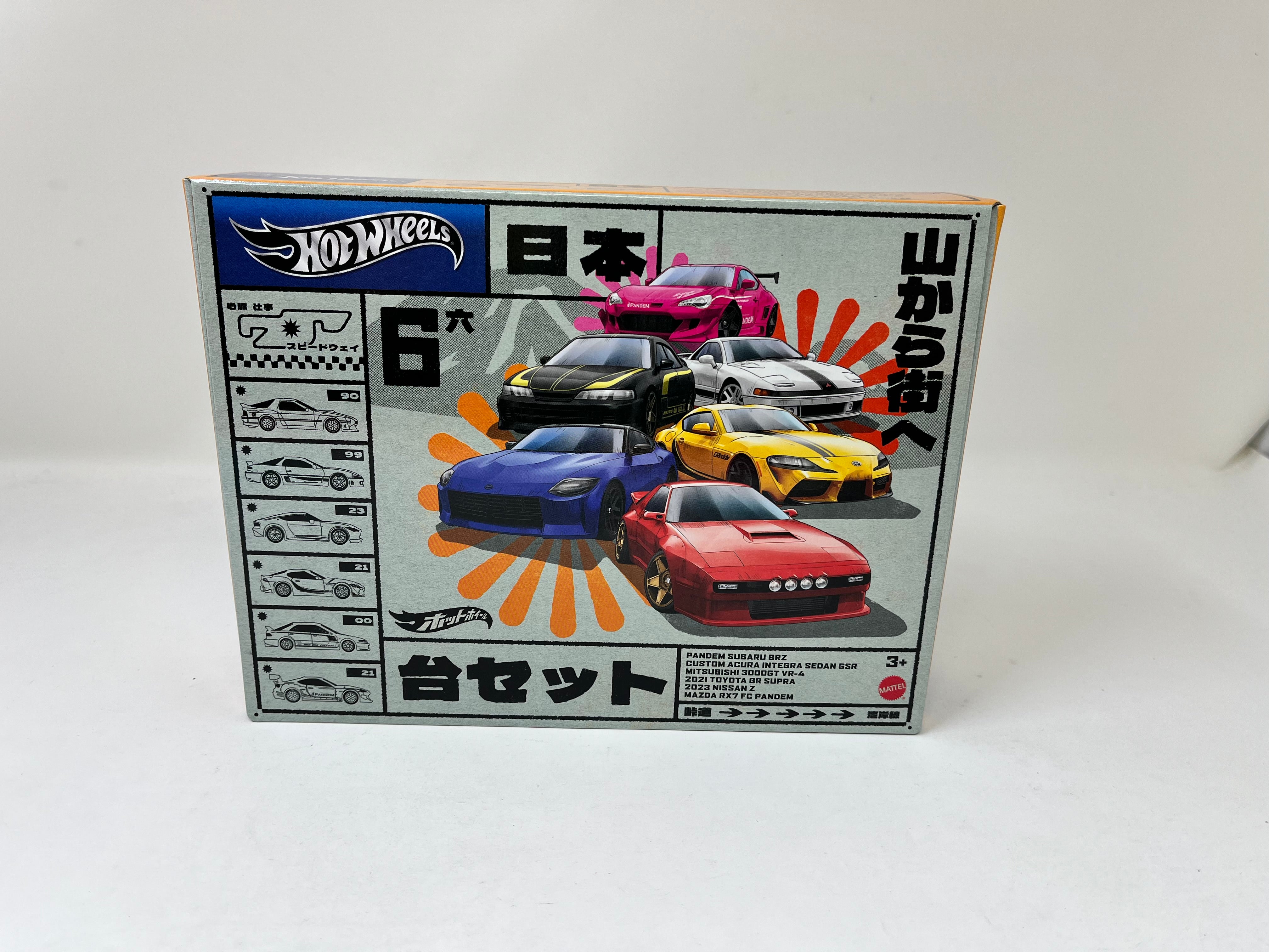 NEW 2024 Japanese 6 Pack JDM Cars 2024 Hot Wheels Japanese JDM