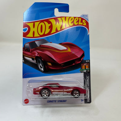 Corvette Stingray #109 * Red * 2024 Hot Wheels Basic Case F