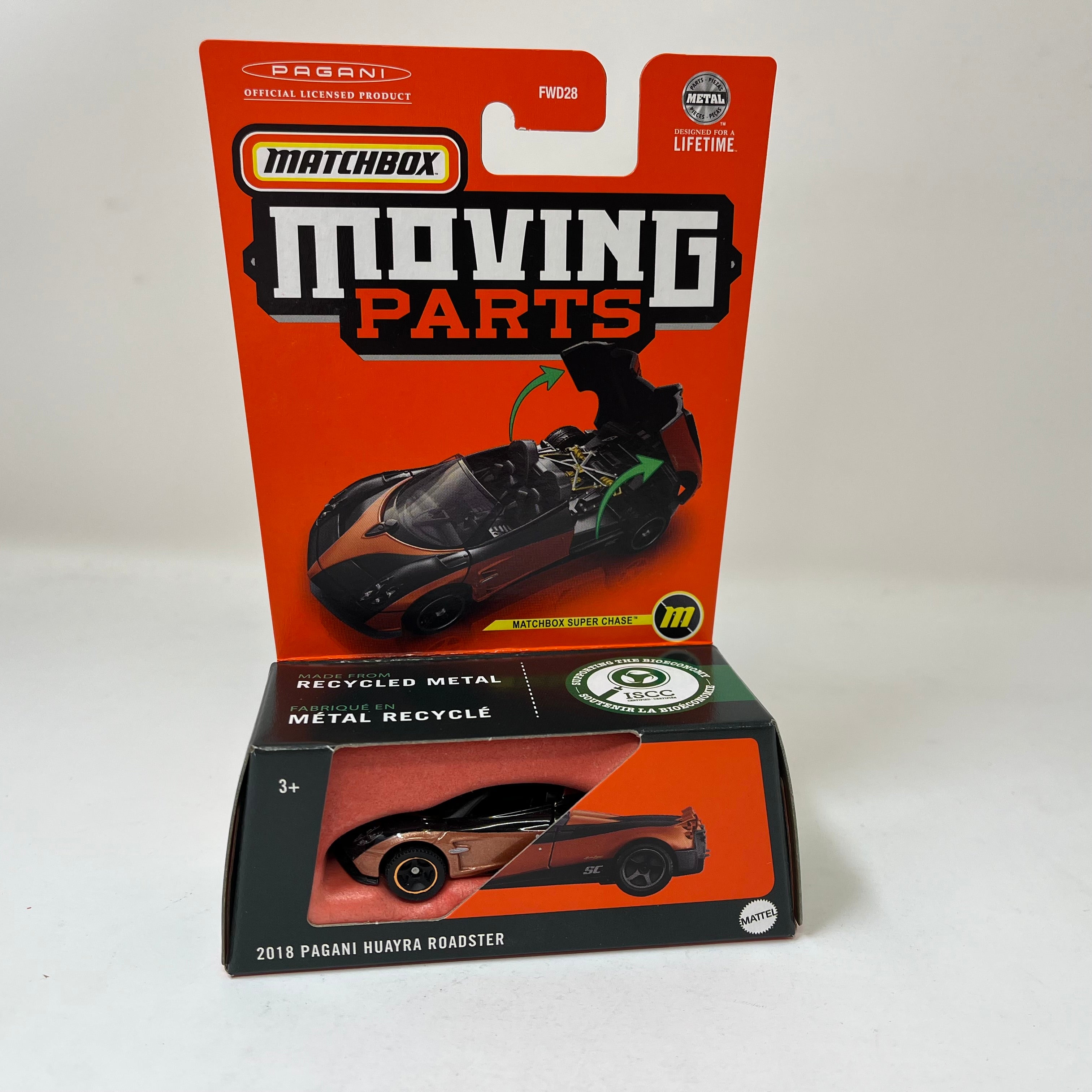 2018 Pagani Huayra Roadster SUPER CHASE 2024 Matchbox Moving Parts Case K