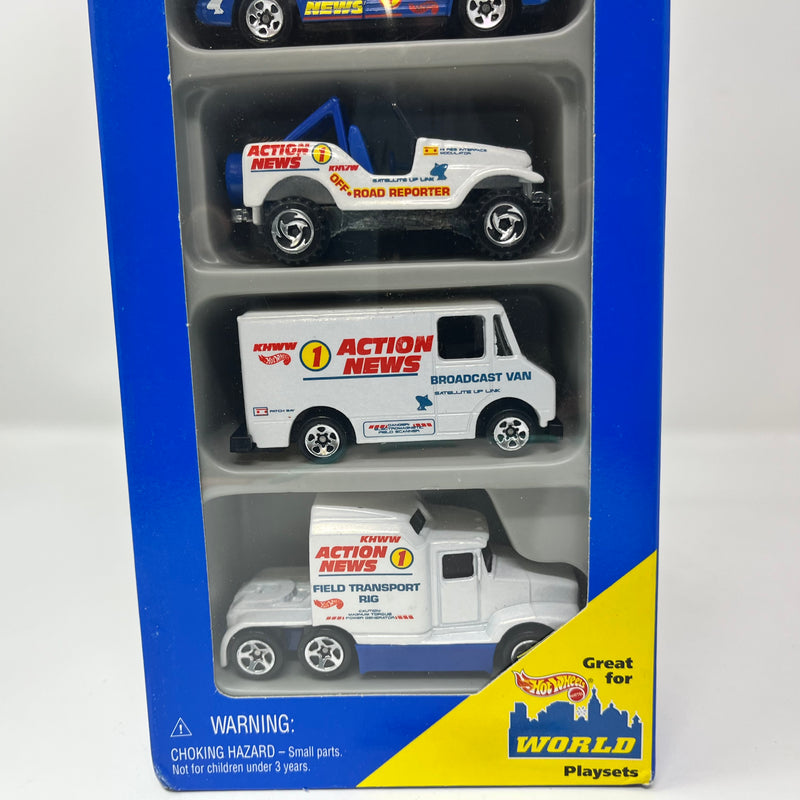 Action News Team 5-Pack * Hot Wheels 5 Pack 1:64 Scale Diecast