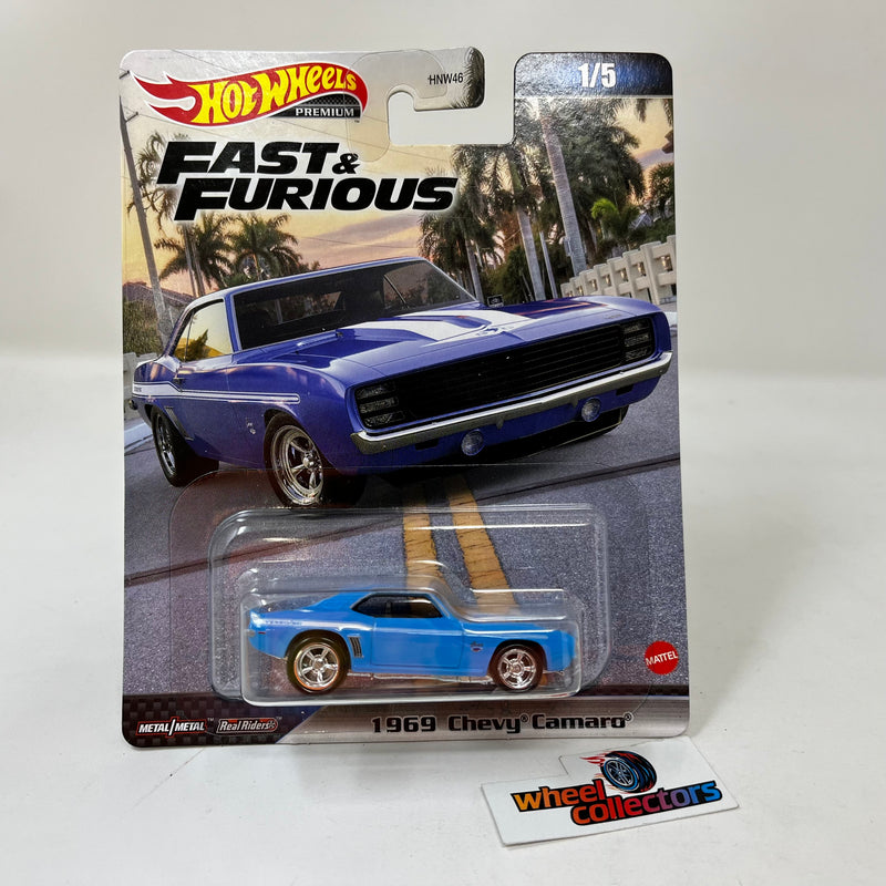 1969 Chevy Camaro * 2023 Hot Wheels  Fast & Furious Retro Entertainment Case B