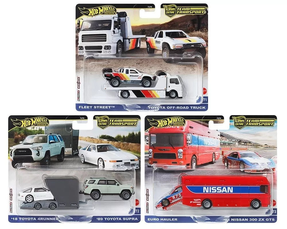 Hot wheels truck and car set on sale