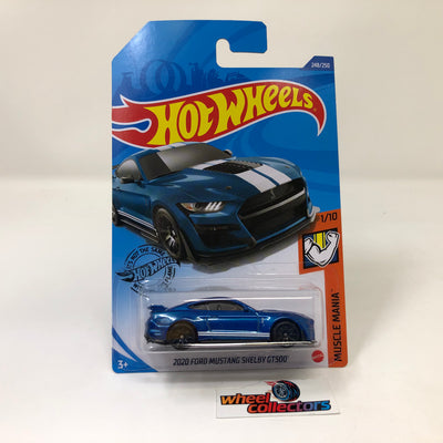 2020 Ford Mustang Shelby GT500 #248 * Blue * 2020 Hot Wheels